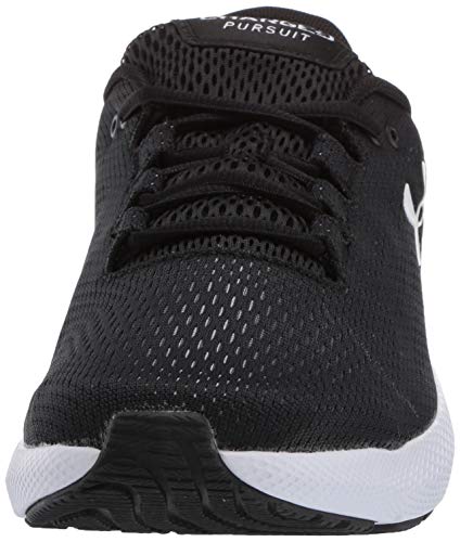 Under Armour Charged Pursuit 2, Zapatillas de Running Mujer, Negro (Black/White/White), 38.5 EU