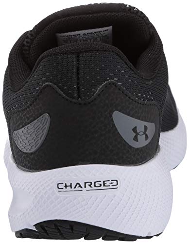 Under Armour Charged Pursuit 2, Zapatillas de Running Mujer, Negro (Black/White/White), 44.5 EU