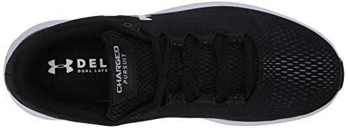 Under Armour Charged Pursuit 2, Zapatillas de Running Mujer, Negro (Black/White/White), 44.5 EU