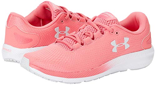 Under Armour Charged Pursuit 2, Zapatillas De Running Mujer, Rosa Limonada Blanco Halo Gris 601, 36.5 EU