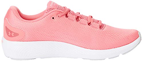 Under Armour Charged Pursuit 2, Zapatillas De Running Mujer, Rosa Limonada Blanco Halo Gris 601, 36.5 EU