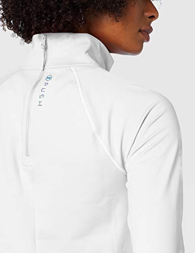 Under Armour Coldgear Rush LS Camisa De Manga Larga, Mujer, Gris, XS