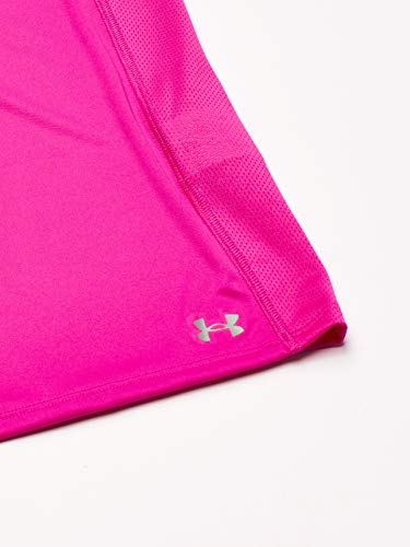 Under Armour Fly by Tank para mujer - 1361394, fly, playera de tirantes, M, Rosa Meteor (660)/Reflectante