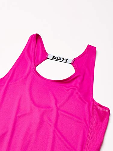 Under Armour Fly by Tank para mujer - 1361394, fly, playera de tirantes, M, Rosa Meteor (660)/Reflectante