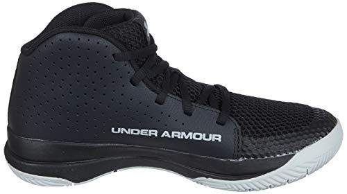 Under Armour Grade School Jet 2019, Zapatillas de Baloncesto Unisex Adulto, Negro (Black/Black/Halo Gray), 40 EU