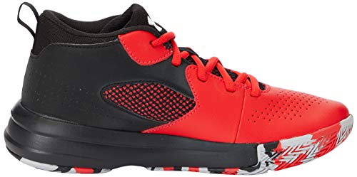 Under Armour Grade School Lockdown 5, Zapatillas de Baloncesto Unisex Adulto, Versa Rojo/Negro/Blanco (601), 39 EU