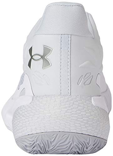 Under Armour HOVR Havoc 3, Zapatillas de Baloncesto, Blanco Halo Gris Metálico Plata 102, 35 1/3 EU