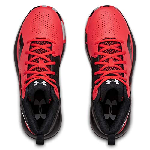 Under Armour Lockdown 5, Zapatillas de Baloncesto Unisex Adulto, Versa Rojo Negro Blanco 601, 41 EU