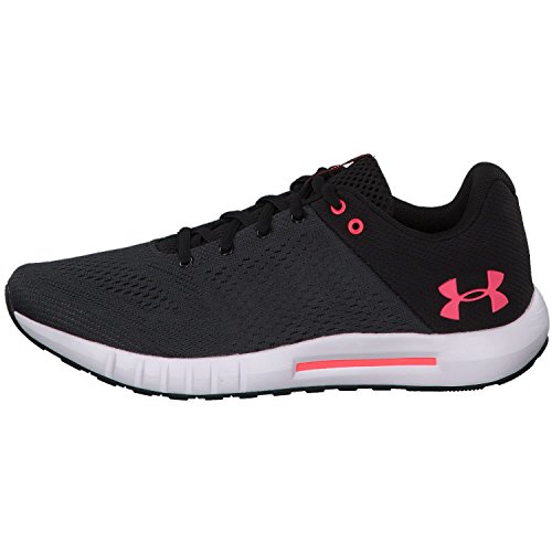 Under Armour Micro G Pursuit, Zapatillas de Running Mujer, Negro (Black/Anthracite/Brilliance 001), 36 EU