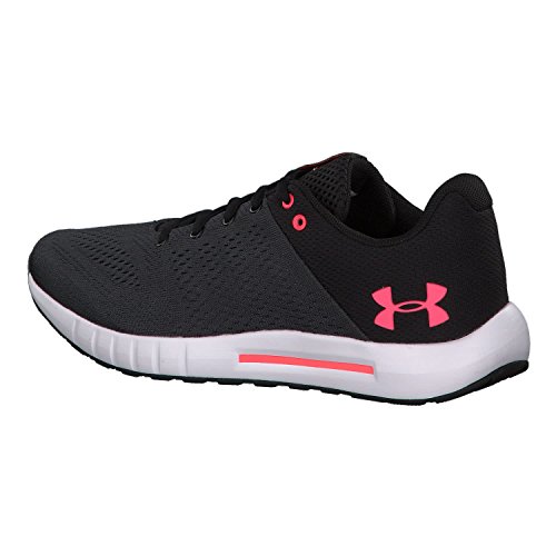 Under Armour Micro G Pursuit, Zapatillas de Running Mujer, Negro (Black/Anthracite/Brilliance 001), 36 EU
