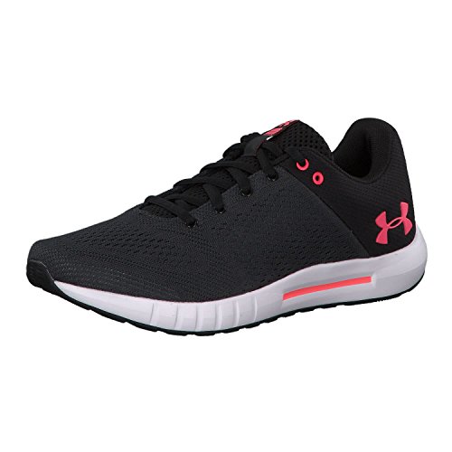 Under Armour Micro G Pursuit, Zapatillas de Running Mujer, Negro (Black/Anthracite/Brilliance 001), 36 EU