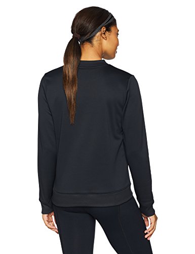 Under Armour Playera de Forro Polar sintético para Mujer, Forro Polar sintético para Mujer, Mujer, Color Negro/Blanco, tamaño Large