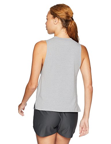 Under Armour Playera deportiva para mujer con diseño gráfico, Mujer, Depósito, 1326087-001, Negro/Blanco/Acero, extra-small