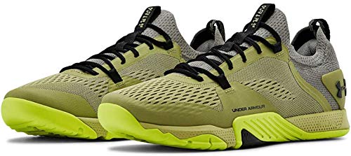 Under Armour Tribase Reign 2.0 - Zapatillas de crossfit para hombre, Negro (Verde callado (303)/Rayos X), 42 EU