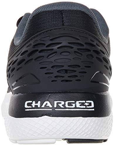 Under Armour UA GS Charged Rogue 2, Zapatillas para Correr, Calzado Deportivo De Calidad para Hombre Unisex Adulto, Negro (Black/Halo Gray/White), 38 EU