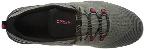 Under Armour UA HOVR Rise, Zapatillas Deportivas para Interior Hombre, Verde (Gravity Green/Pitch Gray/Pink Surge), 49.5 EU