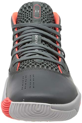 Under Armour UA Lockdown 4, Zapatos de Baloncesto Hombre, Gris (Pitch Gray/Halo Gray/Beta), 42 EU
