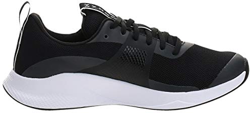 Under Armour UA W Charged Aurora, Zapatillas Deportivas para Interior Mujer, Negro (Black/White/White), 38 EU
