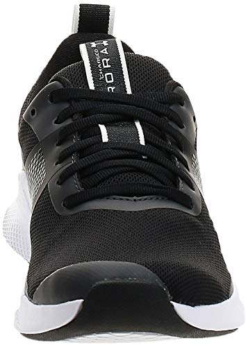 Under Armour UA W Charged Aurora, Zapatillas Deportivas para Interior Mujer, Negro (Black/White/White), 38 EU