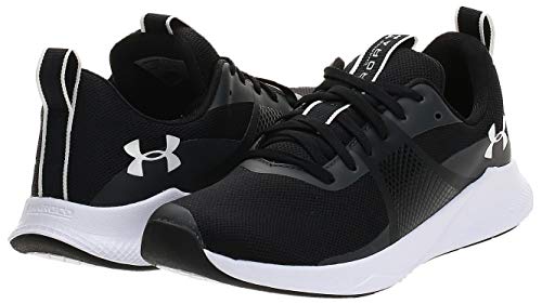 Under Armour UA W Charged Aurora, Zapatillas Deportivas para Interior Mujer, Negro (Black/White/White), 38 EU