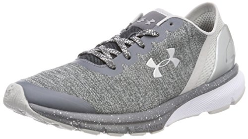 Under Armour UA W Charged Escape, Zapatillas de Running Mujer, Gris (Rhino Gray), 36 EU