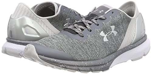 Under Armour UA W Charged Escape, Zapatillas de Running Mujer, Gris (Rhino Gray), 36.5 EU