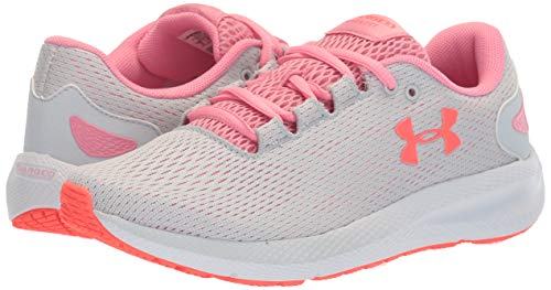 Under Armour UA W Charged Pursuit 2, Zapatillas de Running Mujer, Gris (Halo Gray/White/Lipstick), 38 EU