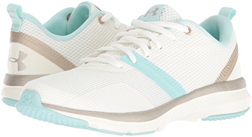 Under Armour UA W Press 2, Zapatillas de Deporte Mujer, Blanco (Ivory), 42.5 EU