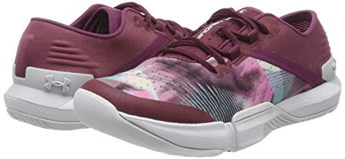 Under Armour UA W TriBase Reign PRNT, Zapatillas Deportivas para Interior Mujer, Morado (Level Purple/Halo Gray/Halo Gray (500) 500), 38 EU