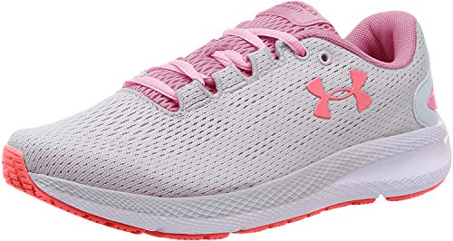 Under Armour Women's Charged Pursuit 2 Laufschuhe, Zapatillas de Running Mujer, Gris (Halo Gray/White/Lipstick (102) 102), 39 EU