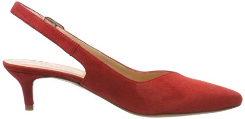 Unisa Joplin_KS, Zapatos de tacón con Punta Abierta Mujer, Rojo (Passion Passion), 38 EU