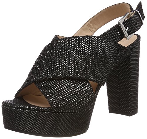 Unisa Vitol_Sun, Sandalias con Plataforma Plana Mujer, Multicolor (Steel), 39 EU