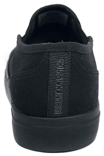 Urban Classics Low Sneaker, Zapatillas sin Cordones Unisex Adulto, Negro Blk, 44 EU