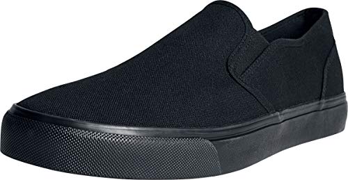 Urban Classics Low Sneaker, Zapatillas sin Cordones Unisex Adulto, Negro Blk, 44 EU