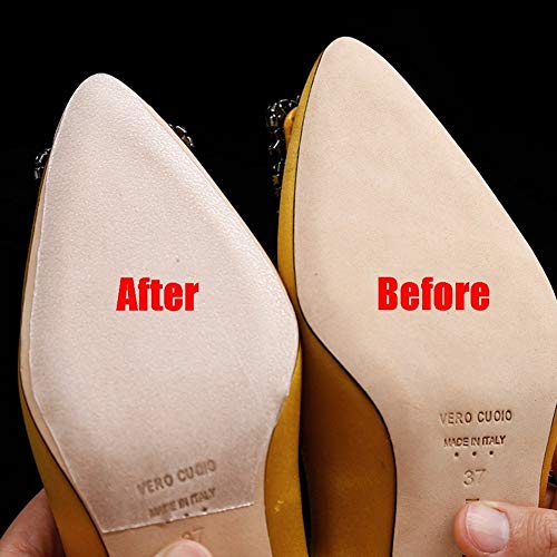 Uteruik Clear Heels Suela Adhesiva Protectora para Bajos Rojos Tacones Altos