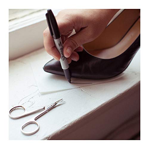 Uteruik Clear Heels Suela Adhesiva Protectora para Bajos Rojos Tacones Altos