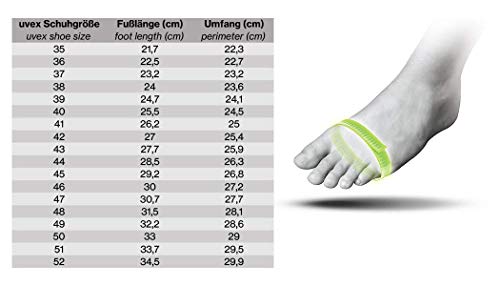 Uvex 1 Zapatos de Seguridad Industria y Construcción S1 SRC - Talla: 44