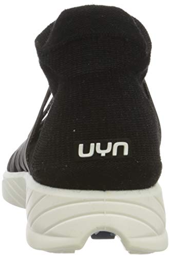 UYN Lady X-Cross Tune Shoes, Zapatillas de Running Mujer, Optical Black/Black, 37 EU