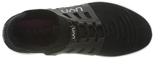 UYN Lady X-Cross Tune Shoes, Zapatillas de Running Mujer, Optical Black/Black, 37 EU