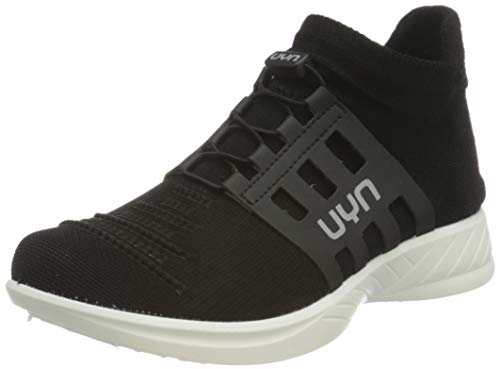 UYN Lady X-Cross Tune Shoes, Zapatillas de Running Mujer, Optical Black/Black, 37 EU