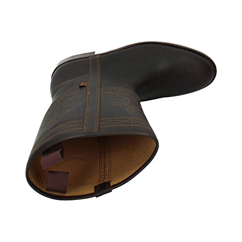 VALVERDE DEL CAMINO 0145-05 Bota CAMPERA Piel Hombre Botas-Botines MARRÓN 46