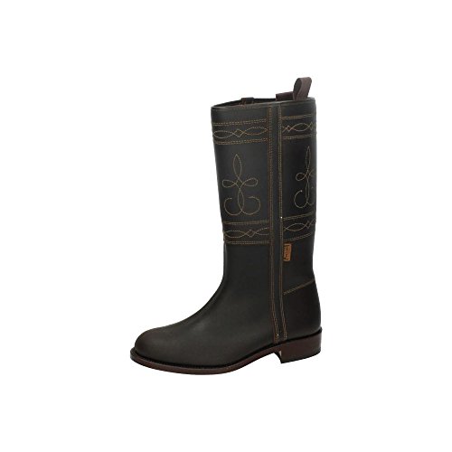 VALVERDE DEL CAMINO 0145-05 Bota CAMPERA Piel Hombre Botas-Botines MARRÓN 46