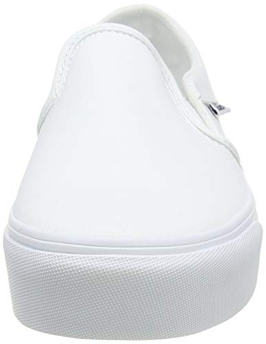 Vans Asher Platform, Sneaker Mujer, Lona Blanca 0rg, 36.5 EU