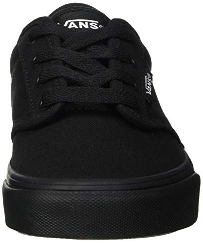 Vans Atwood Canvas Sneaker, Unisex niños, Negro (Black/Black 186), 34 EU