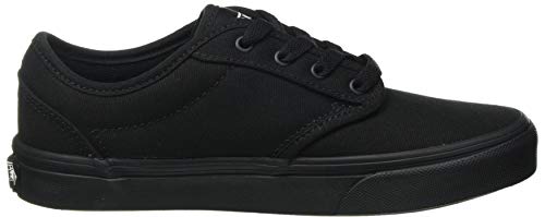 Vans Atwood Canvas Sneaker, Unisex niños, Negro (Black/Black 186), 34 EU