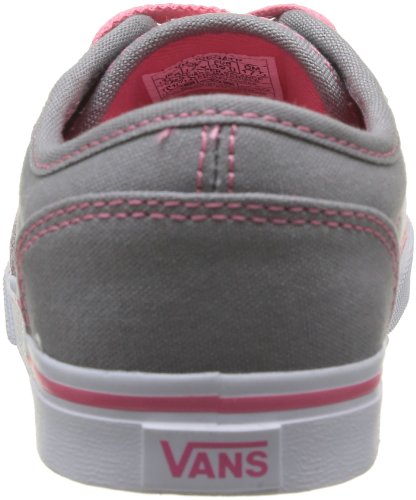 Vans - Atwood Low, Zapatillas Niñas, Gris (canvas/grey/pink Lemonade), 35 EU, Grey/Pink Lemonade, 35 EU