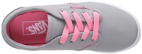 Vans - Atwood Low, Zapatillas Niñas, Gris (canvas/grey/pink Lemonade), 35 EU, Grey/Pink Lemonade, 35 EU