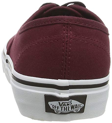 Vans Authentic, Zapatillas de Tela Unisex, Borgoña (port royale/black), 40 EU