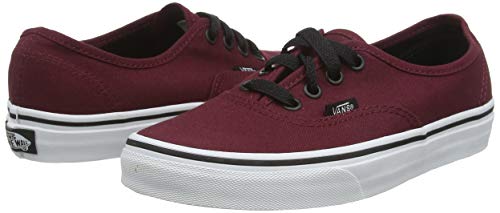 Vans Authentic, Zapatillas de Tela Unisex, Borgoña (port royale/black), 40 EU