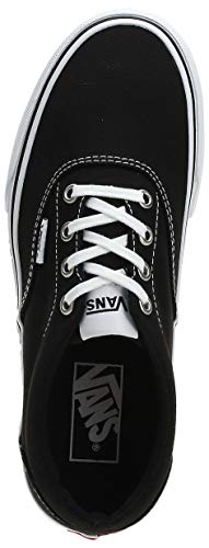 Vans Doheny, Sneaker Mujer, Black Canvas Black White 187, 38 EU